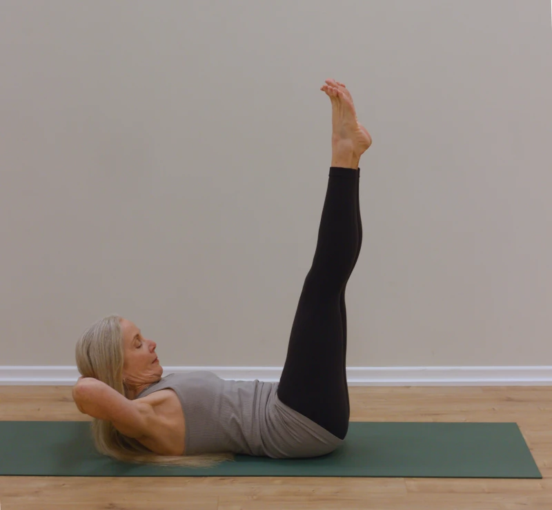 Double straight leg stretch